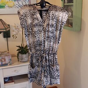 Vertigo Leopard Print Romper
